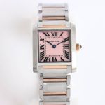 TW Factory Cartier 316L Steel 30*25/25*20MM Imported 751 Movement Pink Watch